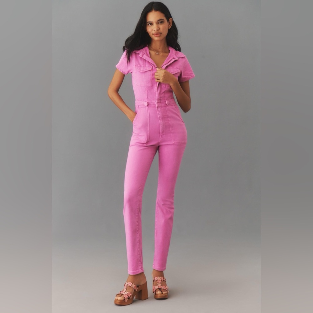 Good American Fit For Success pink purple lilac lollipop Jumpsuit S Small